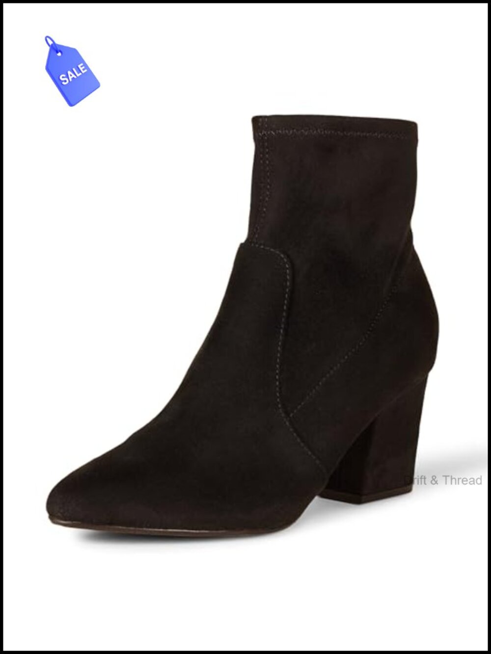 Women's Faux Leather Pointed Toe Ankle Boots